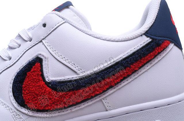 Nike男鞋 白黑紅 Nike Air Force 耐克休閒運動板鞋 男女同款  hdx13122